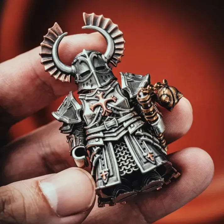 Sunshinecraft® Handcrafted Crusader and Crimson Templar statue