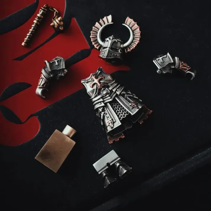 Sunshinecraft® Handcrafted Crusader and Crimson Templar statue