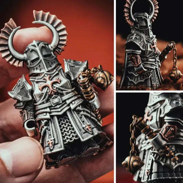 Sunshinecraft® Handcrafted Crusader and Crimson Templar statue