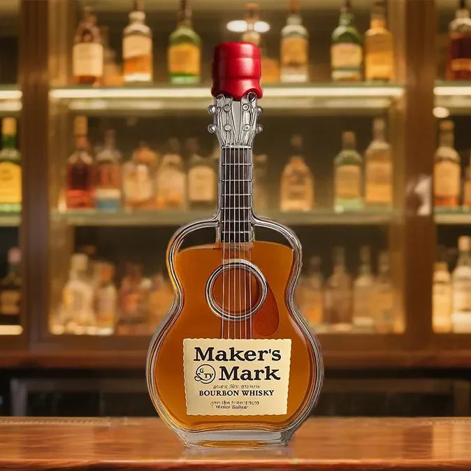 Guitar Whiskey Bottle