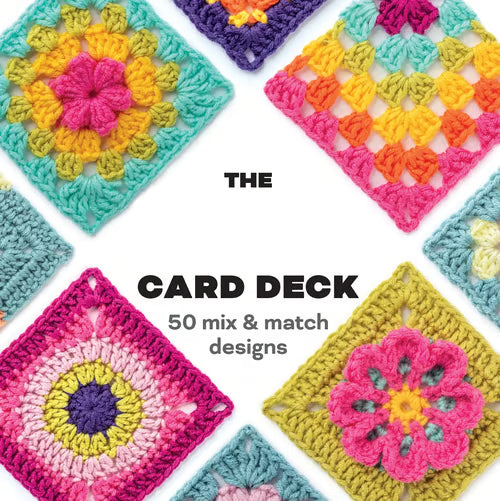 【50 Unique Designs】Granny Square Crochet Card Set