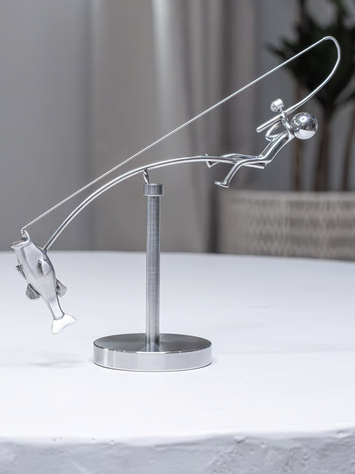 The Fisherman Balancing Sculpture