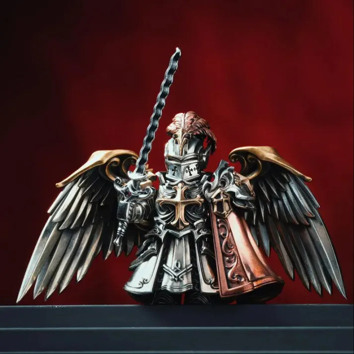 Sunshinecraft® Handcrafted Crusader and Crimson Templar statue