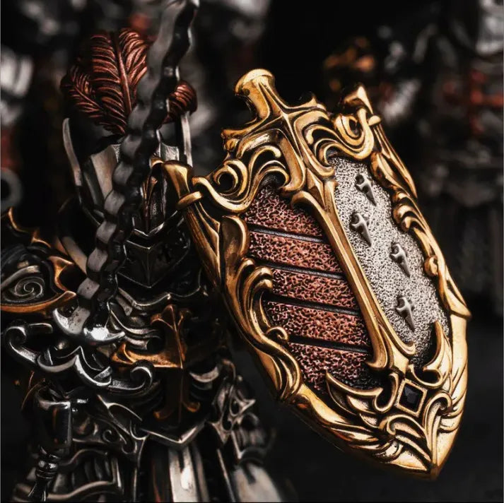 Sunshinecraft® Handcrafted Crusader and Crimson Templar statue