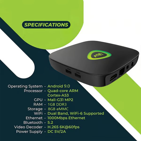 2025 TV Box: No Monthly Fees, 100% Free TV
