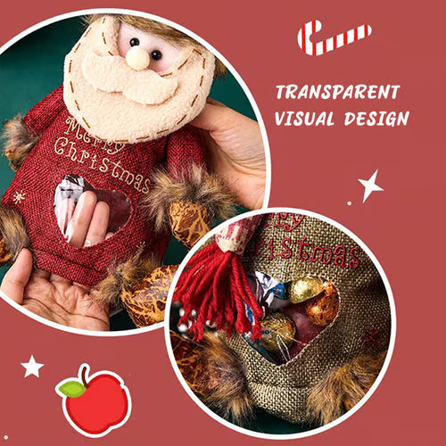Christmas Gift Bags Zipper Design