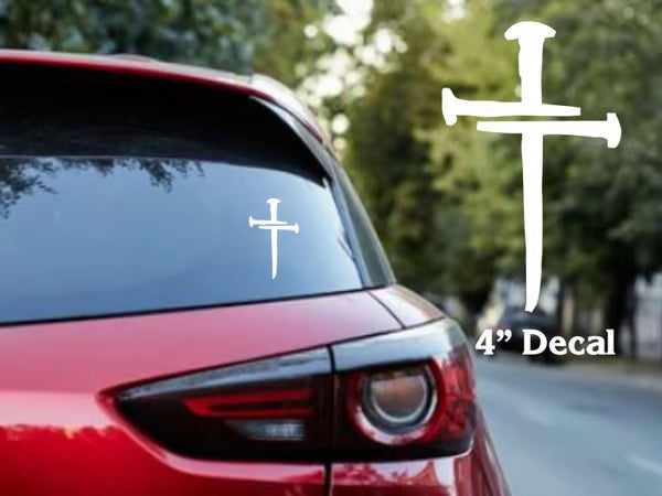 Adjustable Jesus 3 Nail Cross Hat🎁With Free 4" Decal