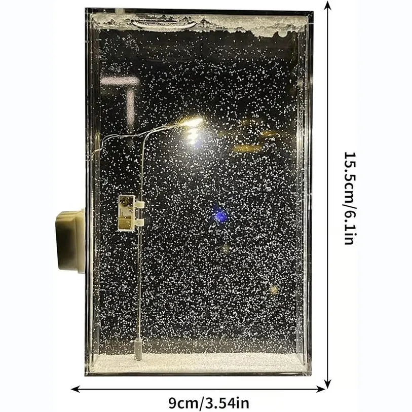 Snowy Night Street Lamp DIY Materials Street Flowing Lamp