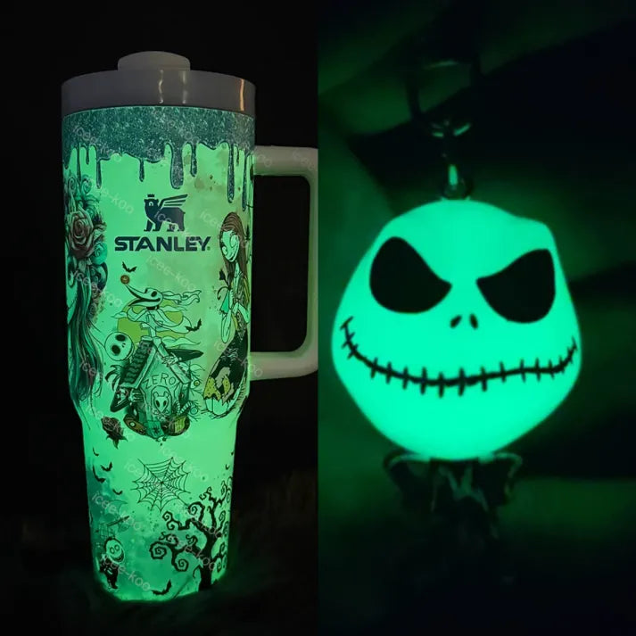 Christmas Eve Jack In-Car Insulated 1200ml Luminous Glow Tumbler