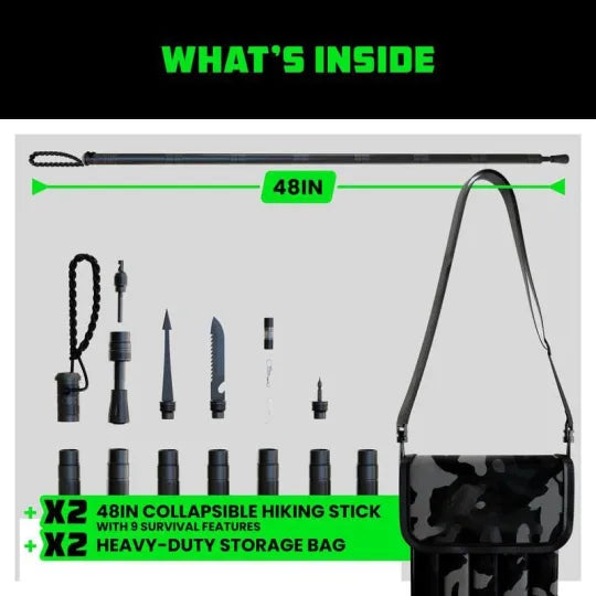 MK II Survival System Hiking Stick