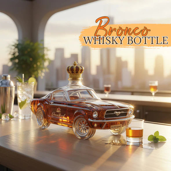 Mustang Whiskey Bottle