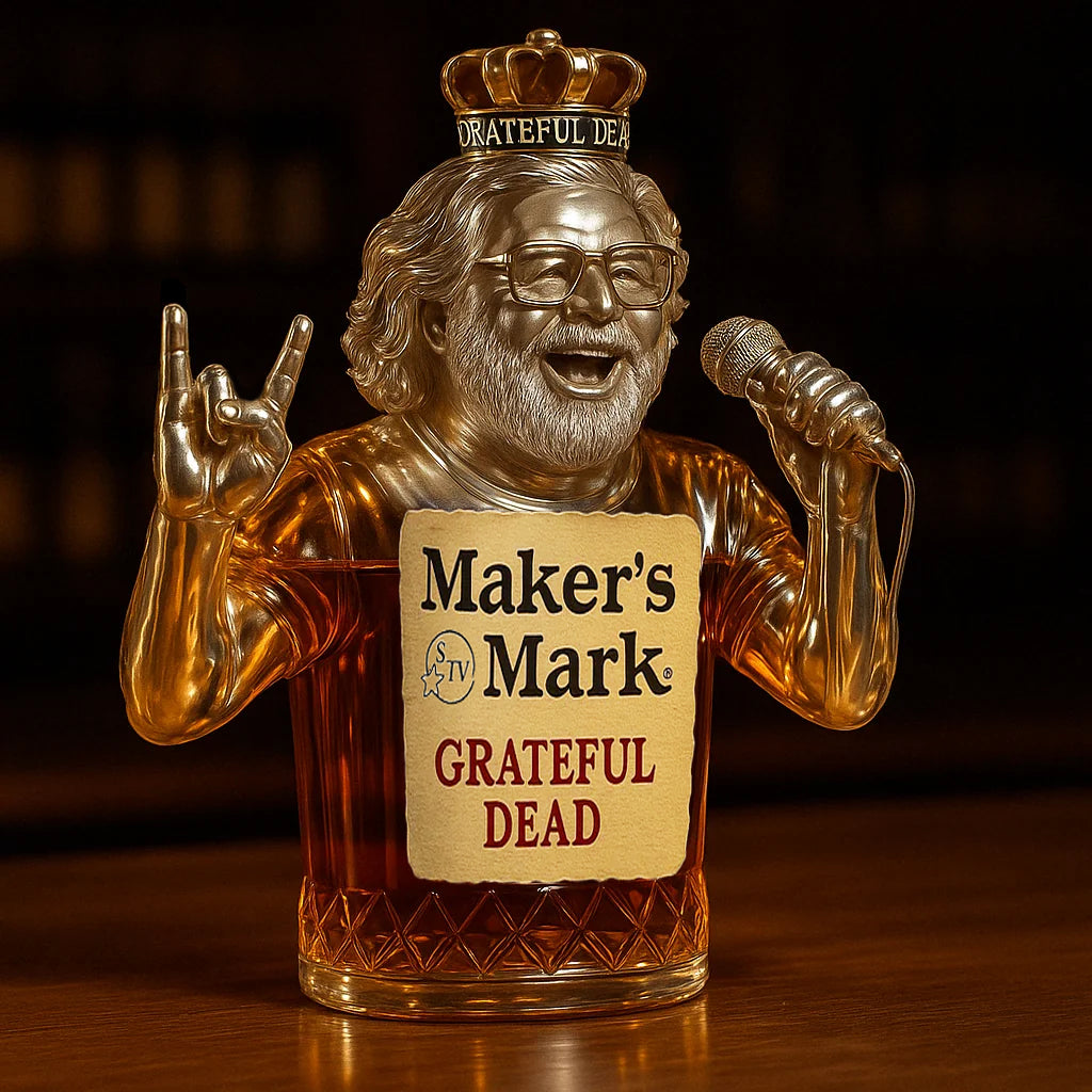 Grateful Dead Jerry Garcia Whiskey Bottle