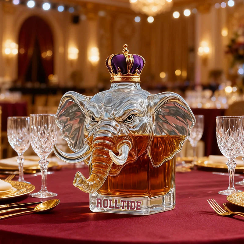Majestic Elephant Whiskey Bottle