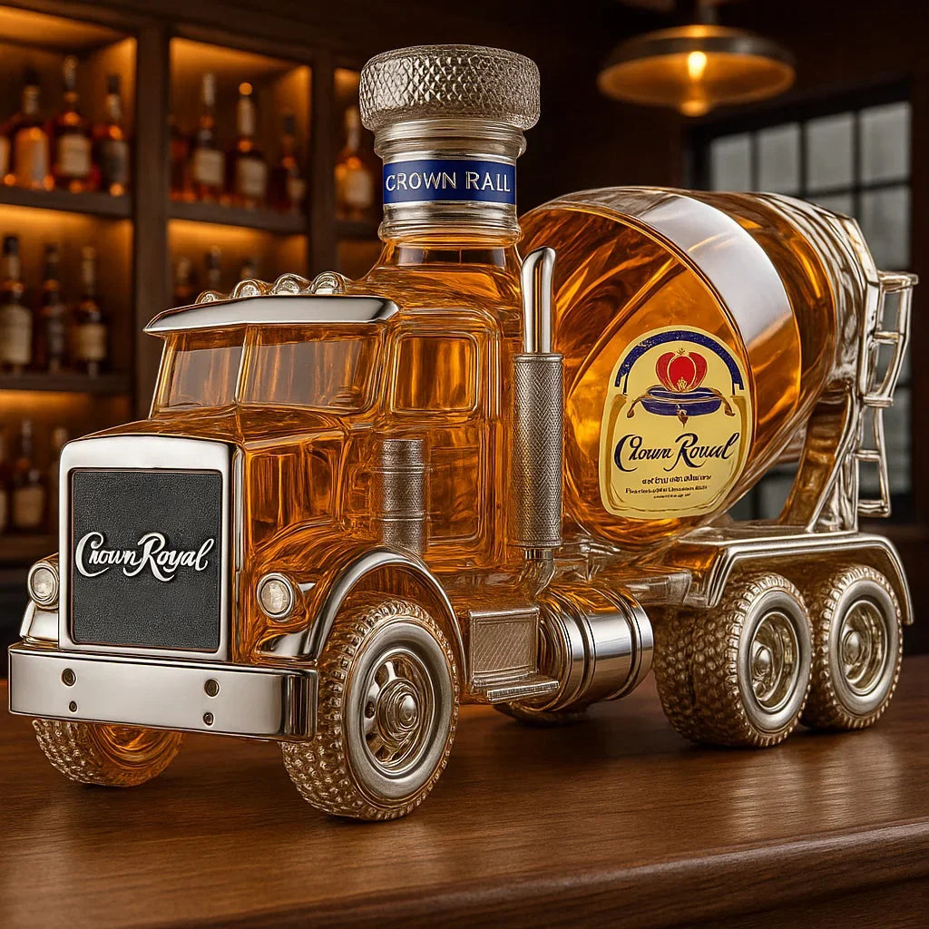 Unique Truck Whiskey Bottle
