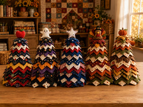 Americana Christmas Tree Quilt Kit