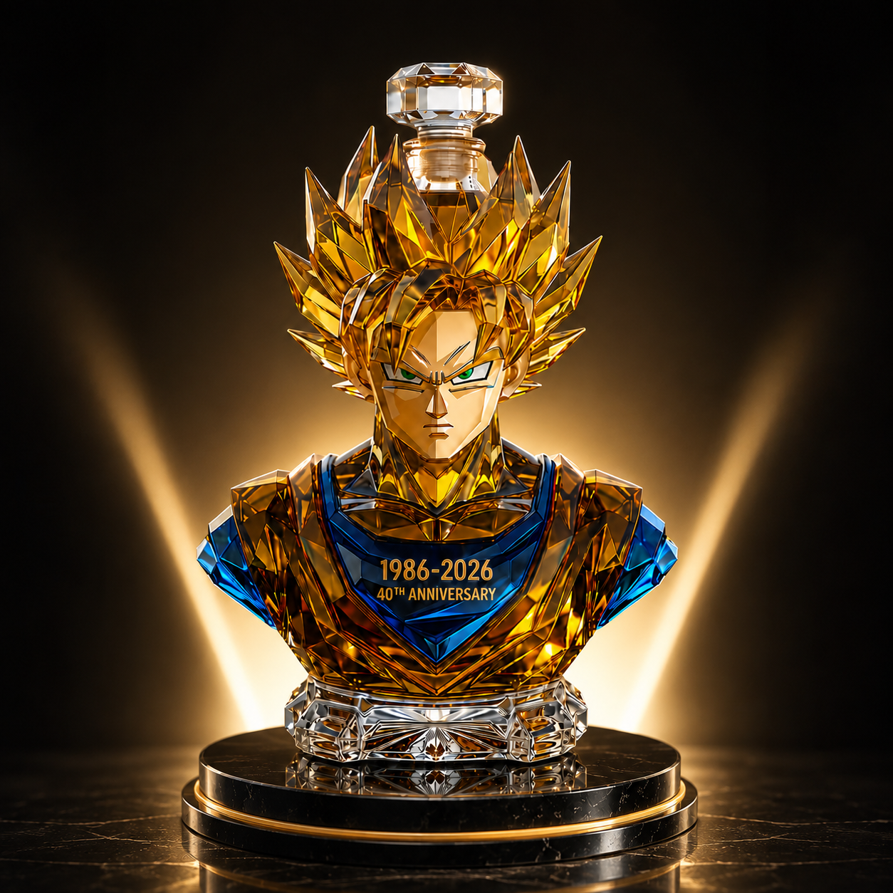 Goku 40th Anniversary Whiskey Bottle