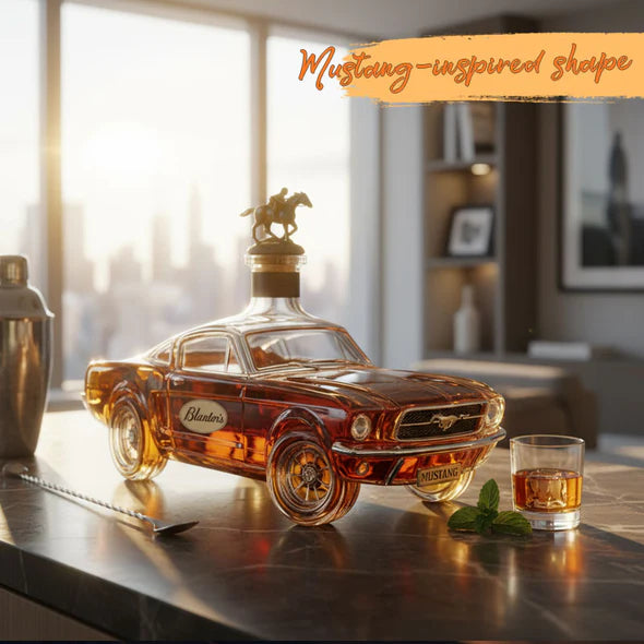 Mustang Whiskey Bottle