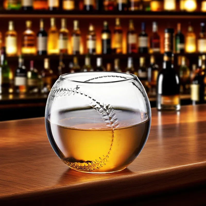 10oz Baseball Whiskey Glass