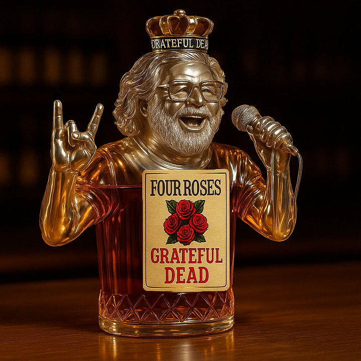 Grateful Dead Jerry Garcia Whiskey Bottle