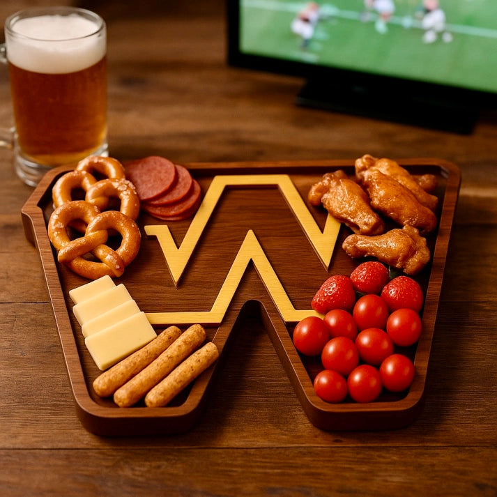 Team Legacy Wooden Charcuterie Board