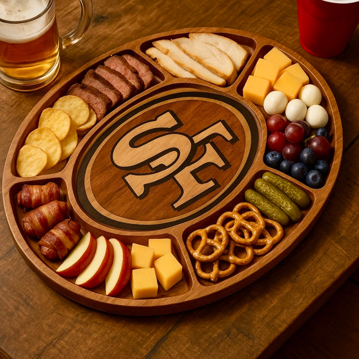 Team Legacy Wooden Charcuterie Board