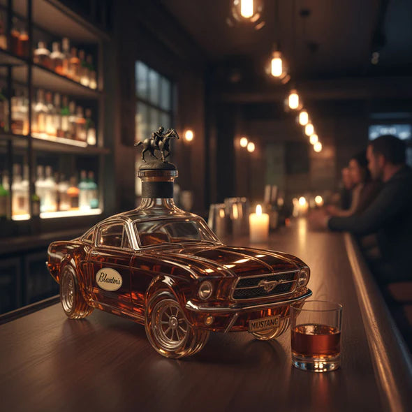 Mustang Whiskey Bottle