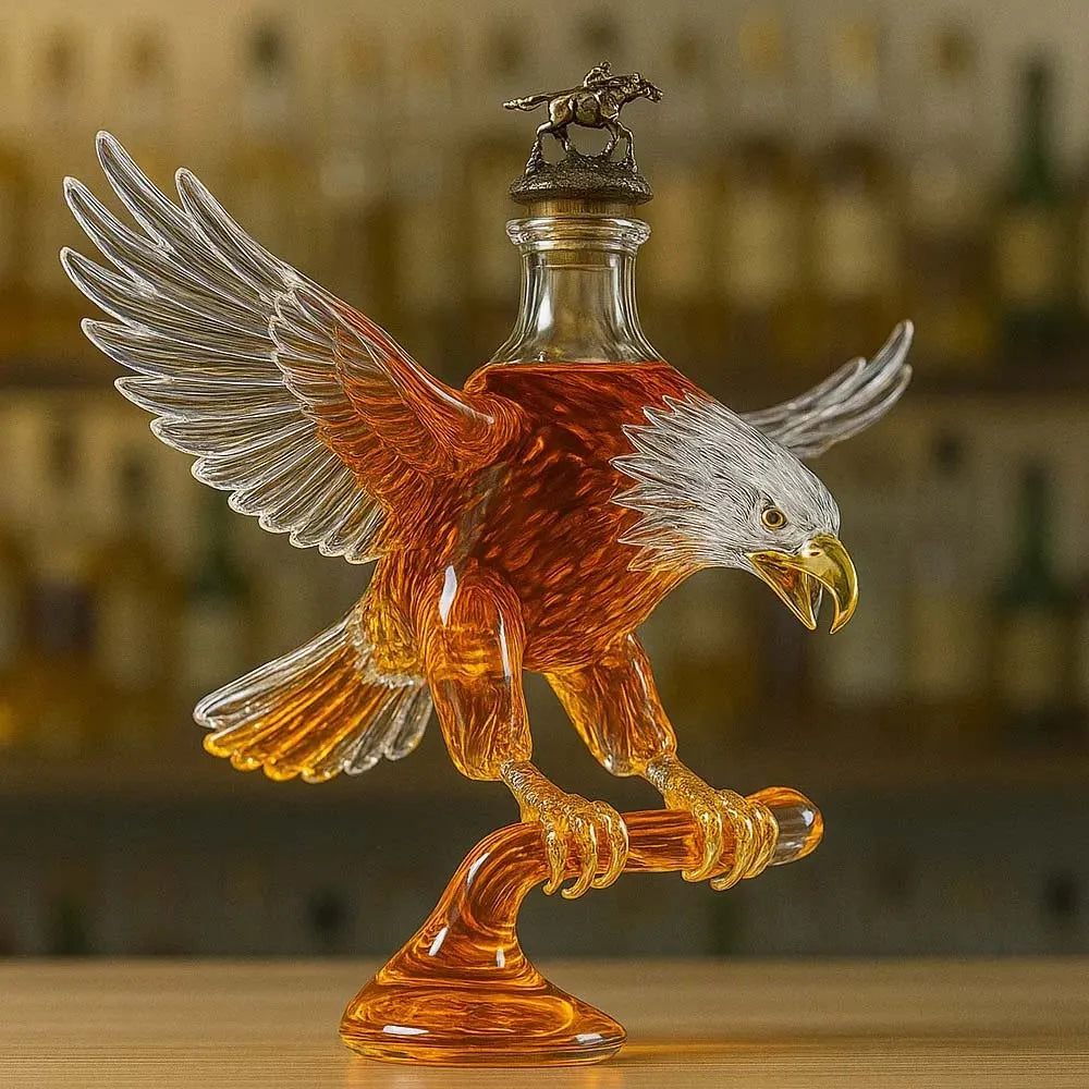 Bald Eagle Whiskey Bottle