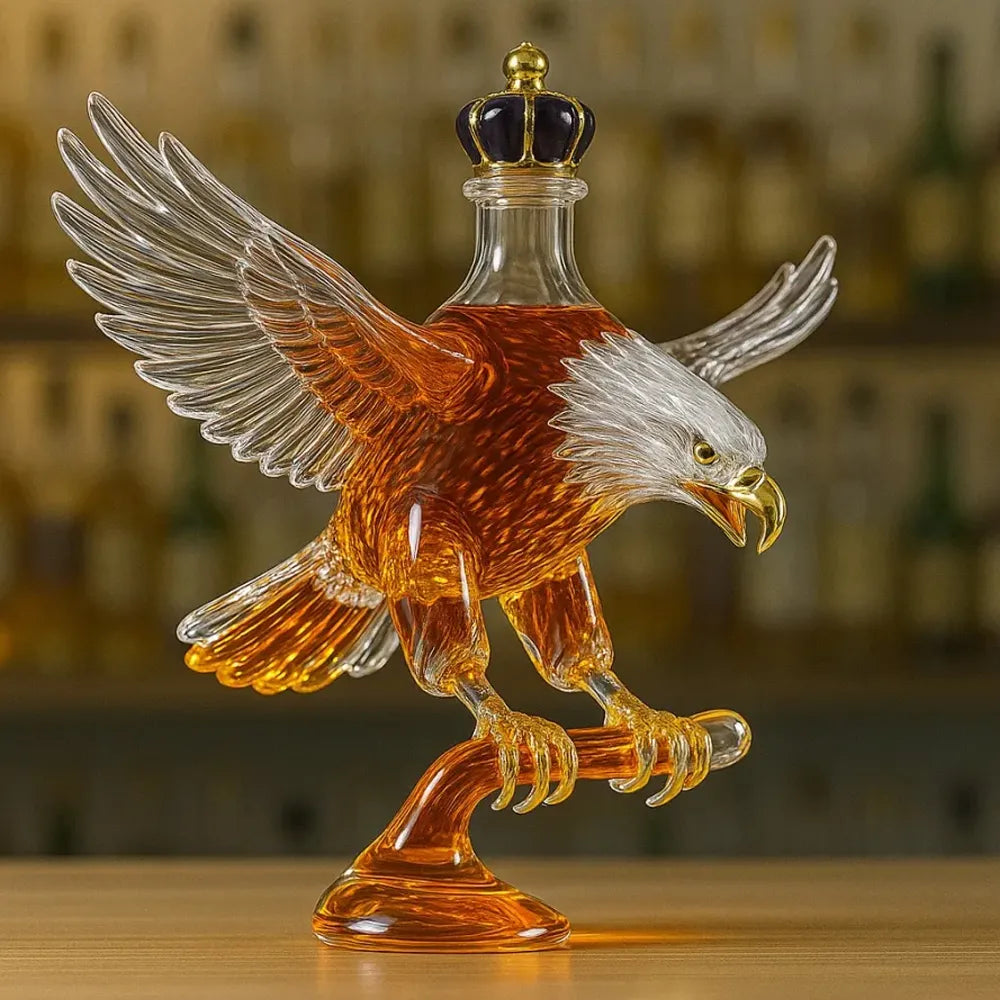 Bald Eagle Whiskey Bottle
