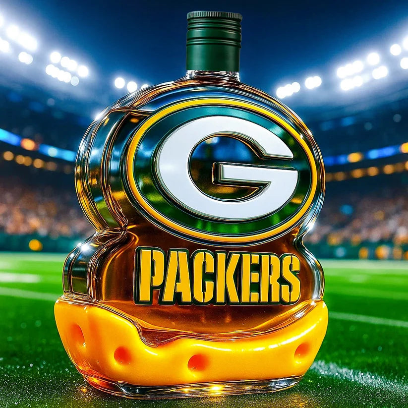 Green Bay Packers Whiskey Bottle