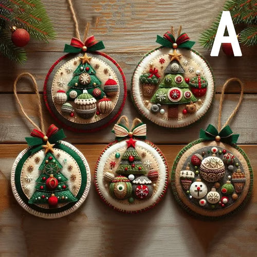 DIY Christmas Felt Patch Kit