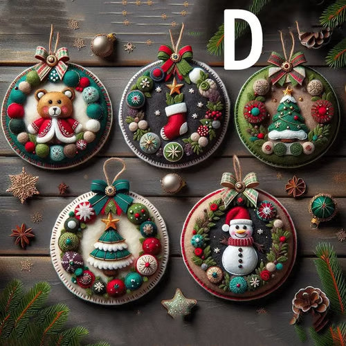DIY Christmas Felt Patch Kit