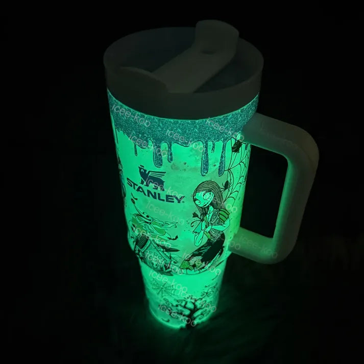 Christmas Eve Jack In-Car Insulated 1200ml Luminous Glow Tumbler