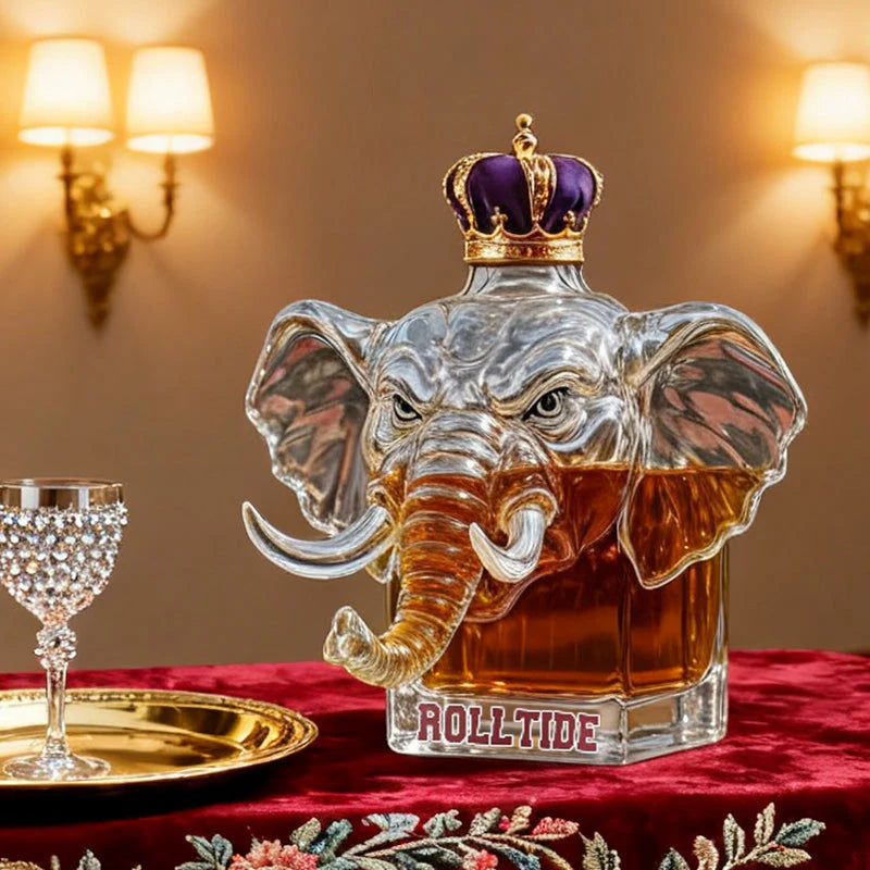 Majestic Elephant Whiskey Bottle