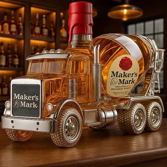 Unique Truck Whiskey Bottle
