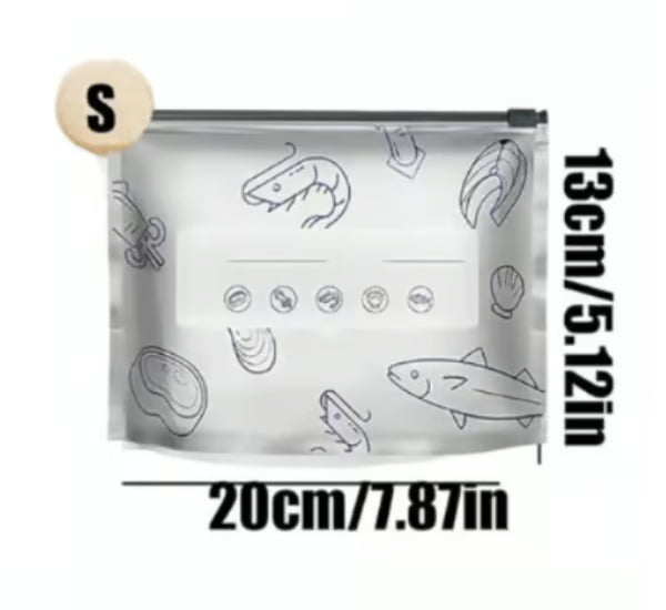 Reusable Aluminum Foil Sealable Storage Bags