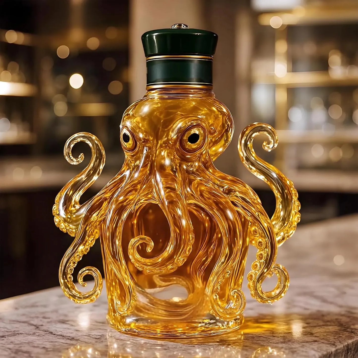 Octopus Whiskey Bottle