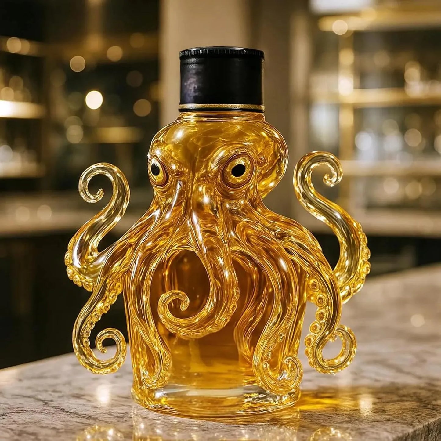 Octopus Whiskey Bottle