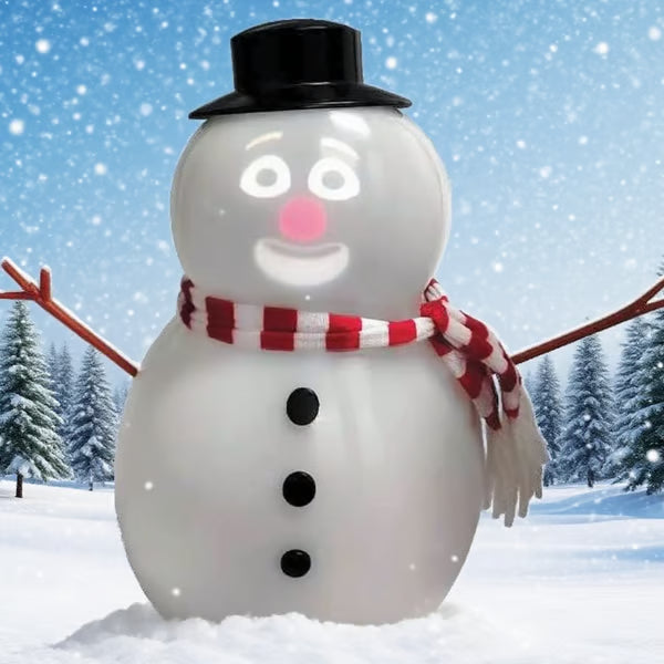 Talking Animated Blink Snowman with Built in Projector & Speaker Plug'n Play