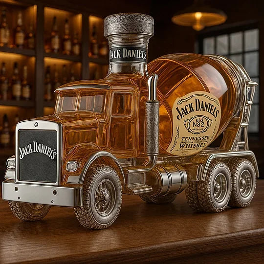 Unique Truck Whiskey Bottle