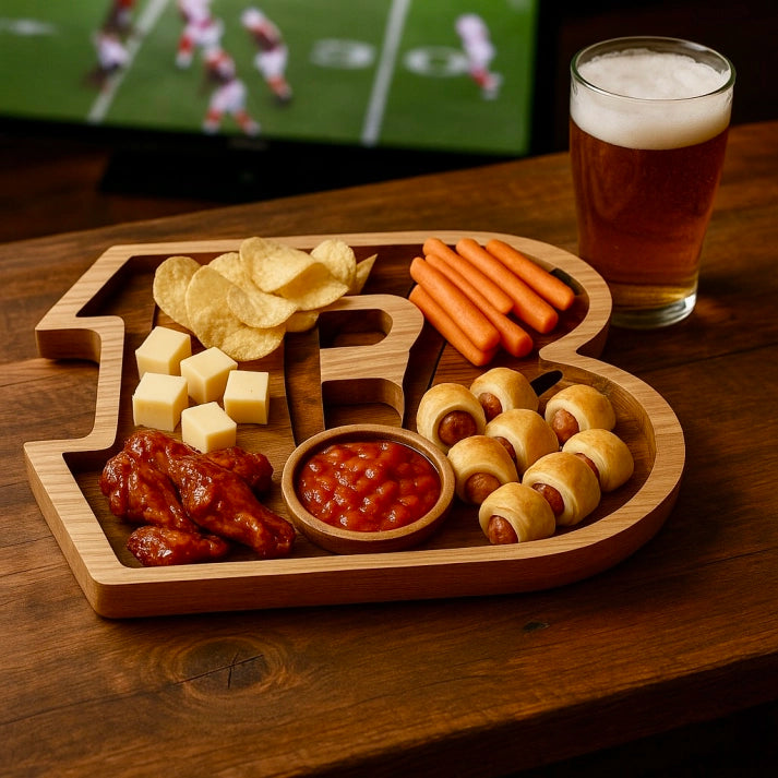 Team Legacy Wooden Charcuterie Board