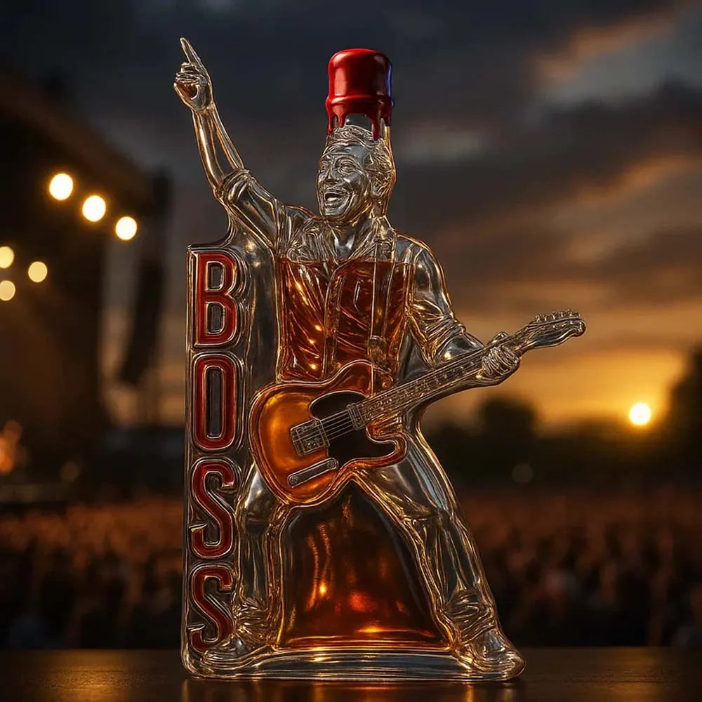 Bruce Springsteen “The Boss” Whiskey Bottle