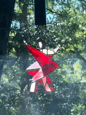 The Memphis Melody - Handmade Stained Glass Spinner