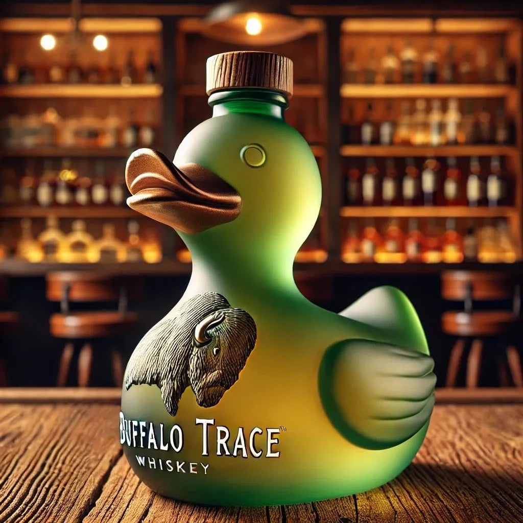 Funny Duck Whiskey Bottle