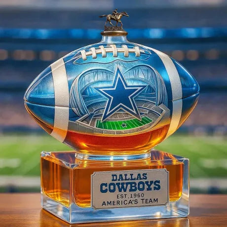 America’s Team, Poured in Glory — Dallas Cowboys Whiskey Bottle