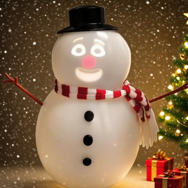 Talking Animated Blink Snowman with Built in Projector & Speaker Plug'n Play