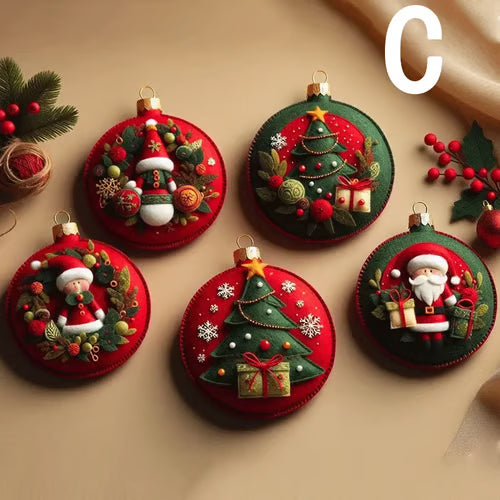 DIY Christmas Felt Patch Kit
