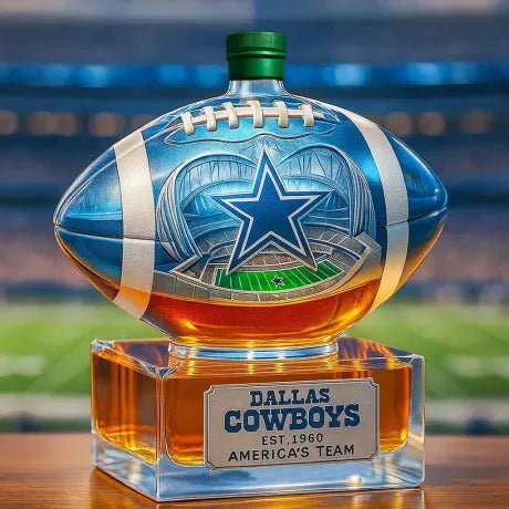 America’s Team, Poured in Glory — Dallas Cowboys Whiskey Bottle