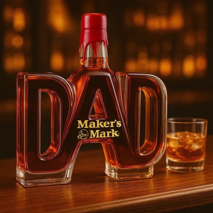 DAD Whiskey Bottle