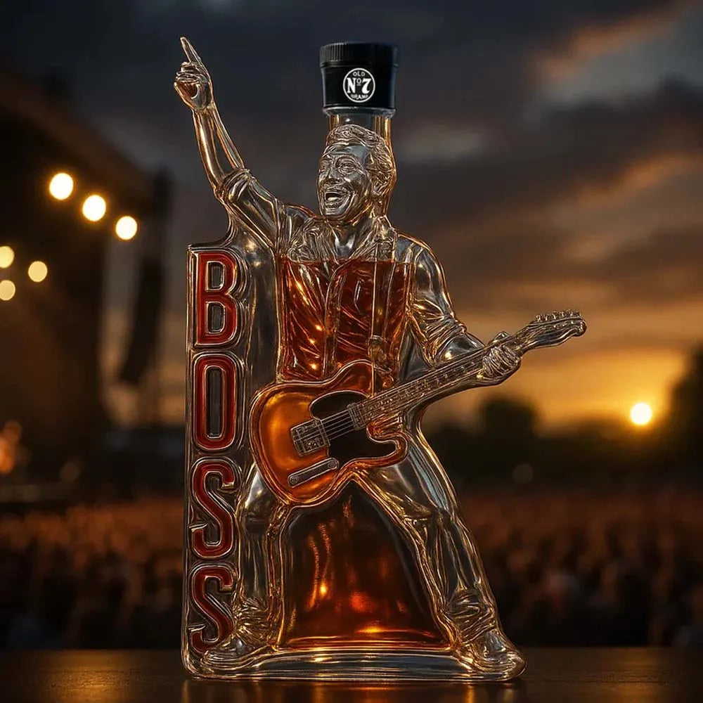 Bruce Springsteen “The Boss” Whiskey Bottle