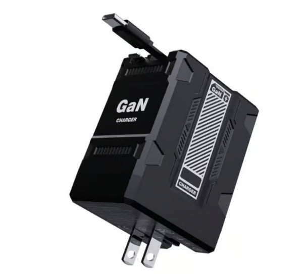 2-in-1 GaN PD3.0 Charger with Retractable Cables